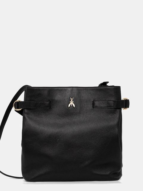 Patrizia Pepe torebka skórzana kolor czarny 2B0150 L162 - zdjęcie produktu nr 1