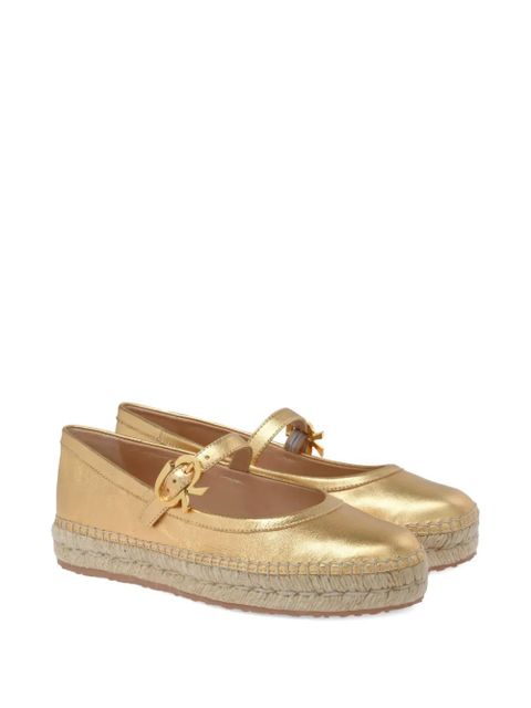 Gianvito Rossi Elda espadrilles - Gold - zdjęcie produktu nr 2