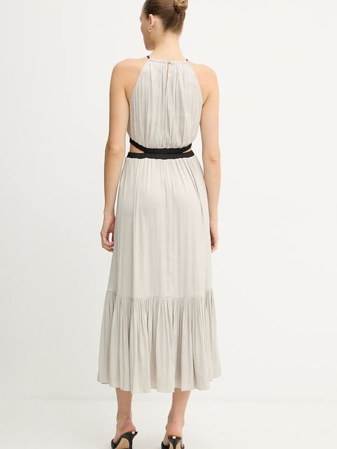 Morgan sukienka kolor beżowy maxi rozkloszowana RLIMON - zdjęcie produktu nr 2