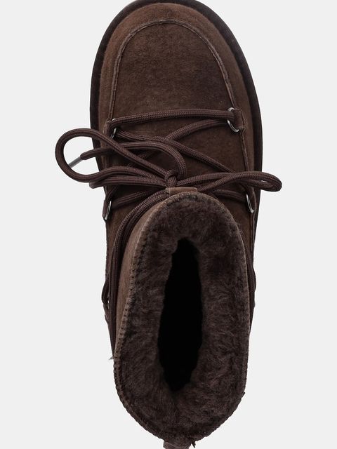 Answear.LAB śniegowce zamszowe kolor brązowy