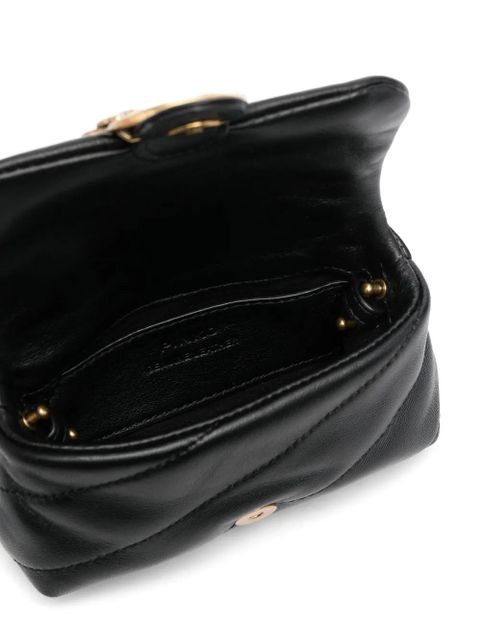 PINKO Love Micro Puff mini bag - Black