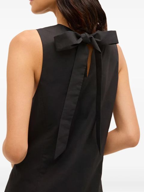 Marie Oliver Marilyn ruffle-hem mini dress - Black