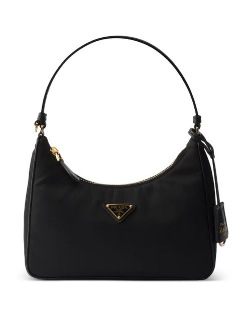 Prada Re-Edition 2005 mini triangle-logo shoulder bag - Black - zdjęcie produktu nr 1
