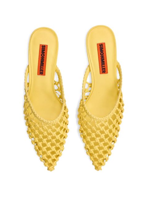 Simon Miller Gala knotted mules - Yellow - zdjęcie produktu nr 2