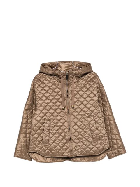 Max Mara quilted-design hooded jacket - Brown - zdjęcie produktu nr 1