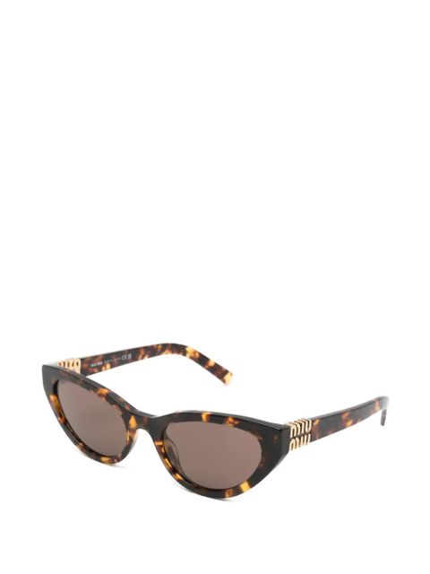Miu Miu Eyewear tortoiseshell-effect cat-eye sunglasses - Brown - zdjęcie produktu nr 2