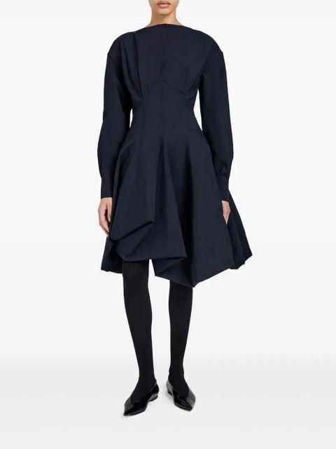 Proenza Schouler bow-detail asymmetric day dress - Black - zdjęcie produktu nr 2