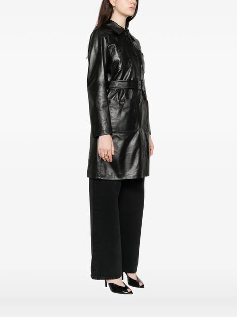 Max Mara belted coat - Black