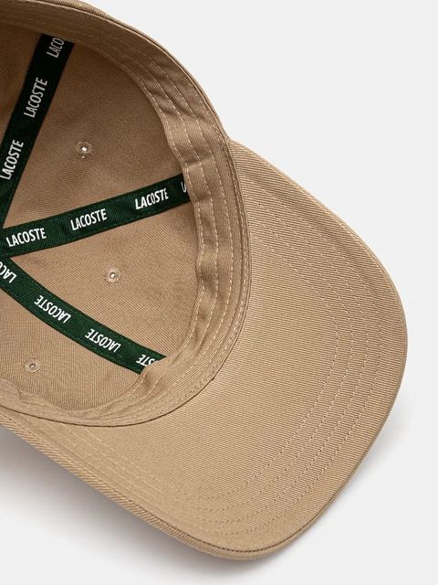 Lacoste czapka z daszkiem bawełniana
