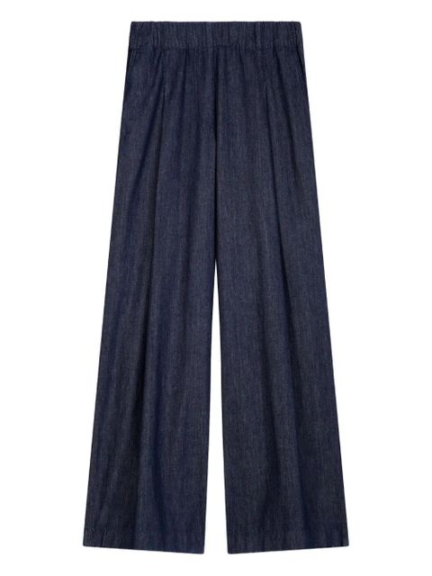 DRIES VAN NOTEN pleated jeans - Blue