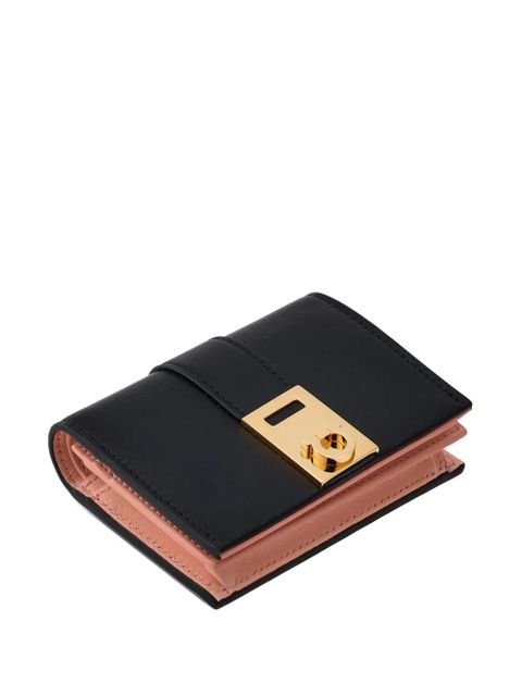 Ferragamo Hug two-tone leather wallet - Black