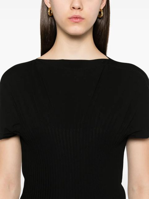 TOTEME knife-pleated maxi dress - Black