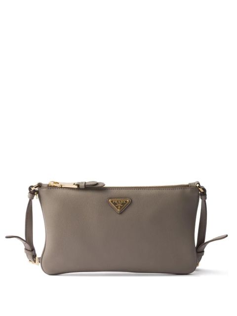 Prada leather mini bag - Grey - zdjęcie produktu nr 1