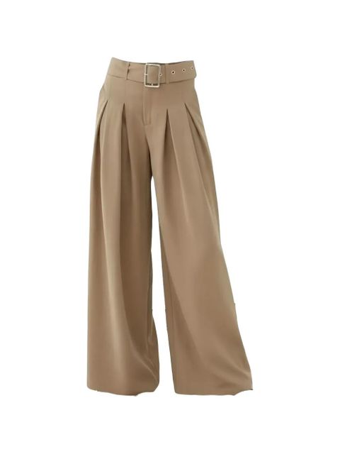 Eleh belted pleated trousers - Neutrals - zdjęcie produktu nr 1
