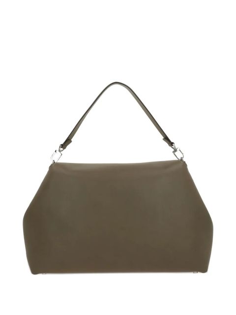 TOTEME flap leather shoulder bag - Green - zdjęcie produktu nr 2