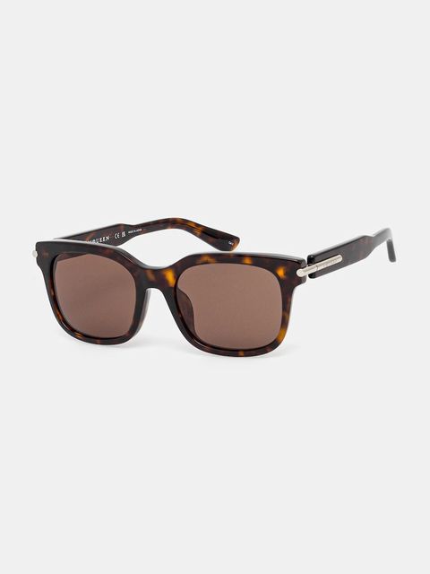 Alexander McQueen okulary kolor pomarańczowy AM0496SA - zdjęcie produktu nr 1