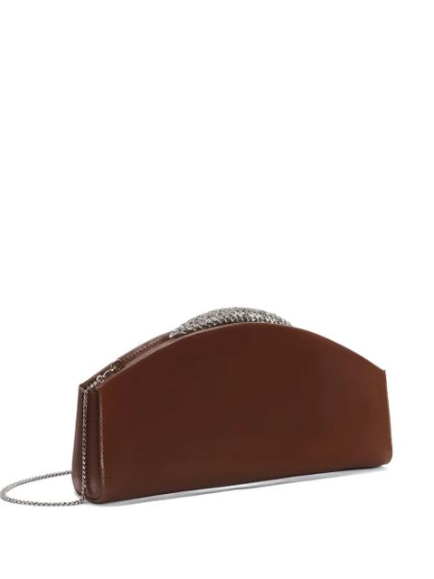 Giuseppe Zanotti Atena clutch bag - Brown - zdjęcie produktu nr 1