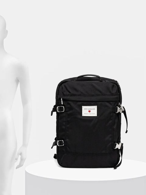 Love Moschino plecak damski kolor czarny duży gładki JC4200PP1