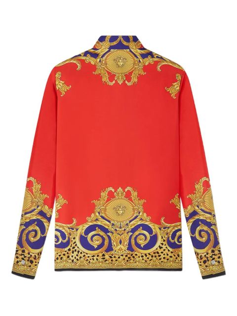 Versace Cheetah Barocco silk shirt - Red - zdjęcie produktu nr 2