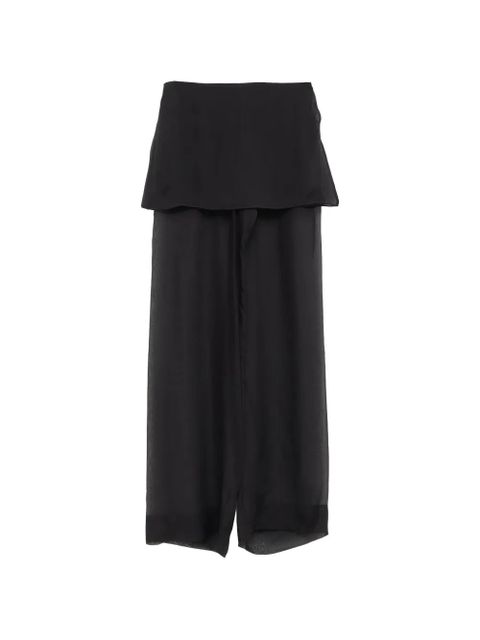 Paloma Wool No 2018 Silk Archive layered trousers - Black - zdjęcie produktu nr 1