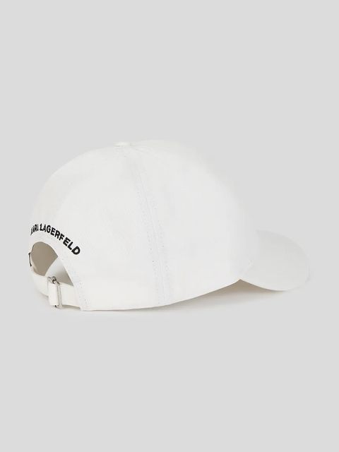 Karl Lagerfeld czapka z daszkiem bawełniana IKON