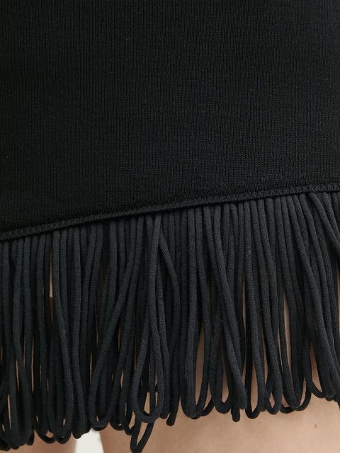 Simona Corsellini spódnica kolor czarny mini ołówkowa P25CPGOO03 - zdjęcie produktu nr 2