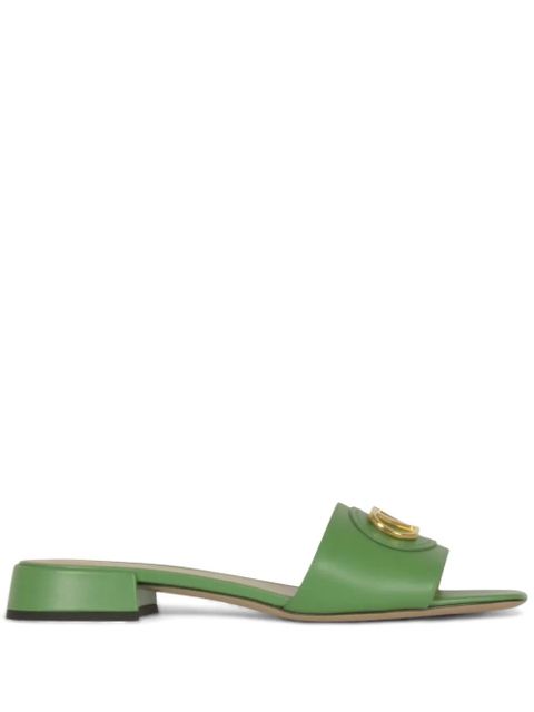 Valentino Garavani VLogo sandals - Green - zdjęcie produktu nr 1