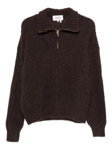 Ba&Sh Beltane zip sweater - Brown - zdjęcie produktu nr 1