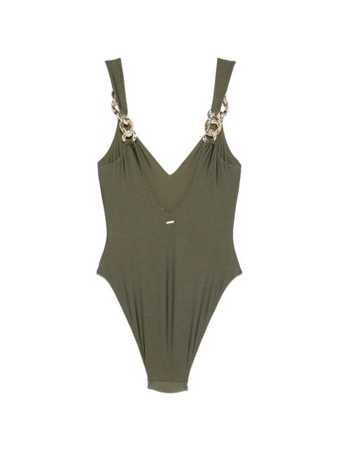 Simkhai Regan V-neck swimsuit - Green - zdjęcie produktu nr 2