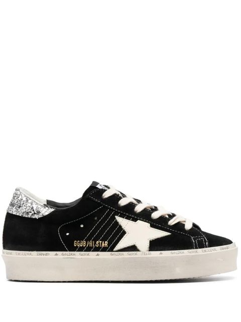Golden Goose Hi Star glitter suede sneakers - Black - zdjęcie produktu nr 1