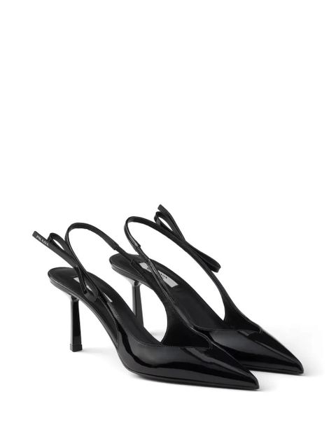 Prada slingback pointed pumps - Black - zdjęcie produktu nr 2