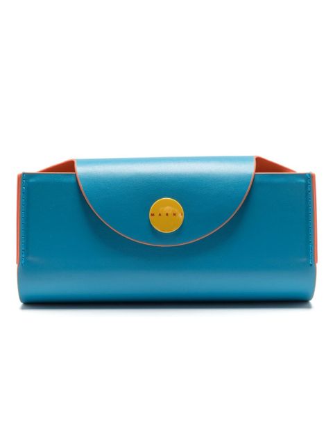 Marni Eyewear Fairy Pool logo-engraved cat-eye sunglasses - Black