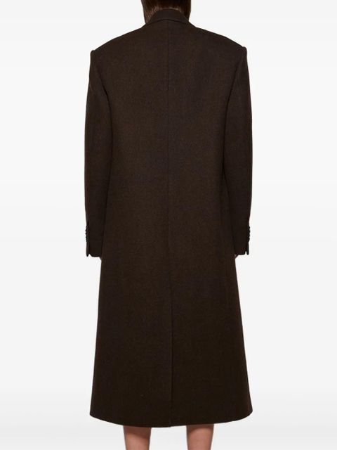 WARDROBE.NYC single-breasted coat - Brown