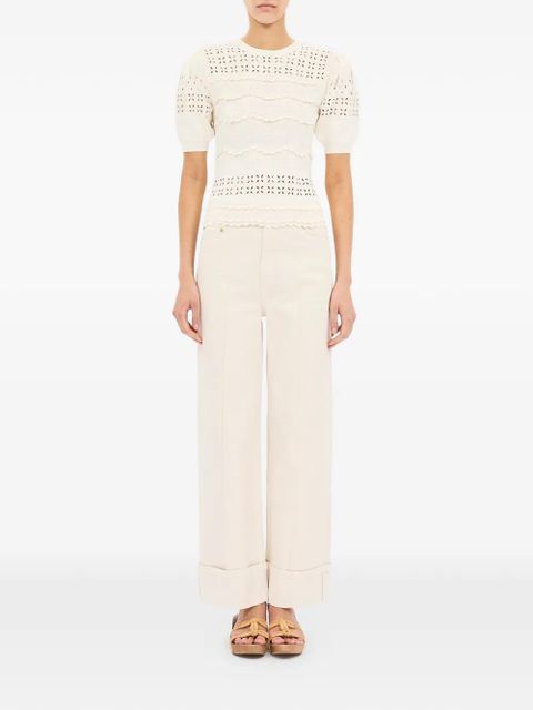 Ulla Johnson Marcelena T-shirt - Neutrals - zdjęcie produktu nr 2