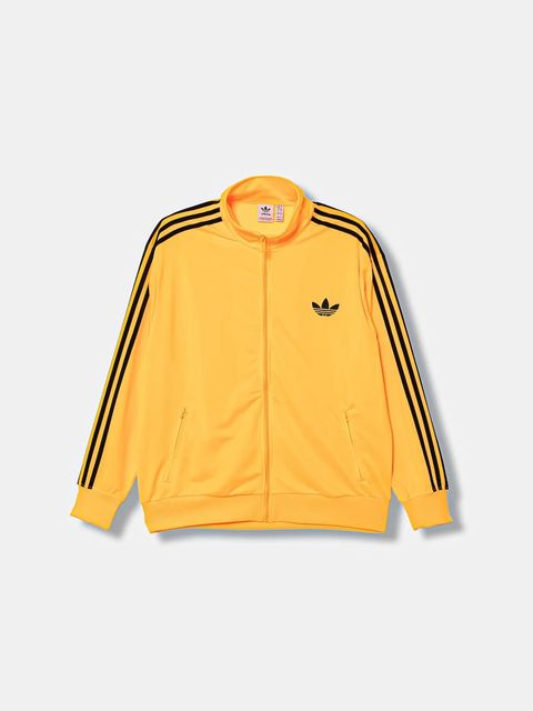 adidas Originals bluza Firebird damska kolor pomarańczowy z aplikacją JX7862 - zdjęcie produktu nr 1