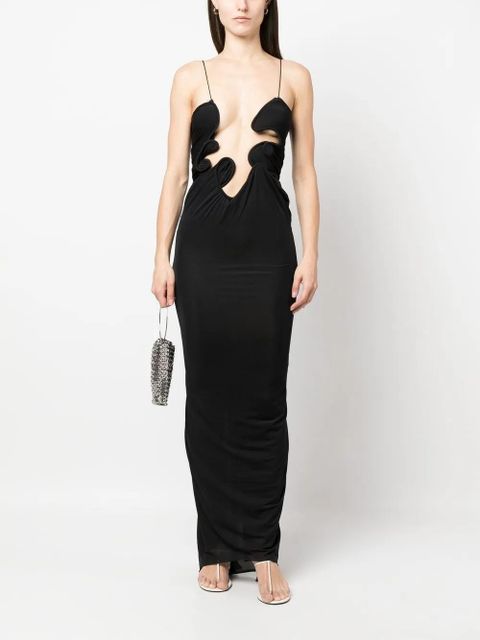 Christopher Esber Moulded Venus maxi dress - Black