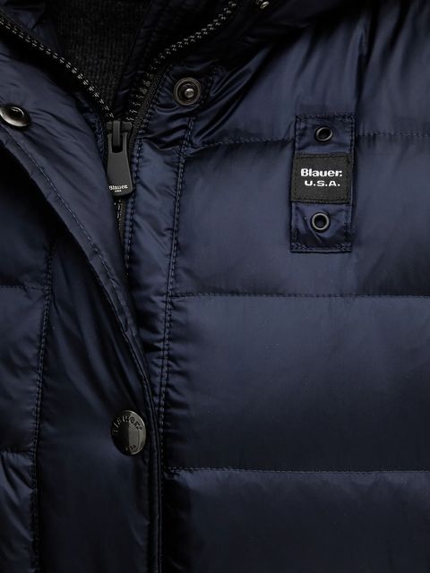 Blauer kurtka puchowa ANITA kolor granatowy przejściowa BLDK03101