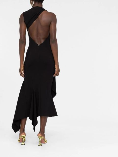 The Attico cut-out midi dress - Black - zdjęcie produktu nr 2