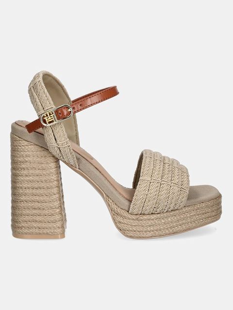 Tommy Hilfiger sandały ROPE HEEL PLATFORM SANDAL - zdjęcie produktu nr 1