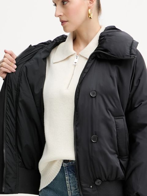 Liviana Conti kurtka puchowa kolor czarny zimowa oversize F5WW10