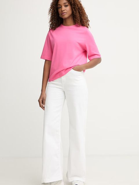 United Colors of Benetton T-shirt damski bawełniany - zdjęcie produktu nr 1