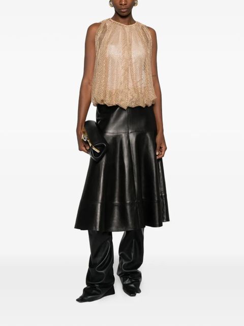 Sportmax SPXNODO gathered-hem top - Neutrals