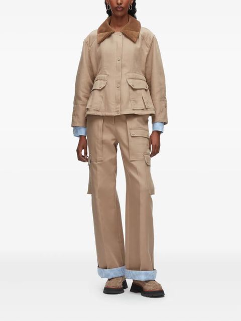 3.1 Phillip Lim spread-collar front-pocket jacket - Neutrals - zdjęcie produktu nr 2