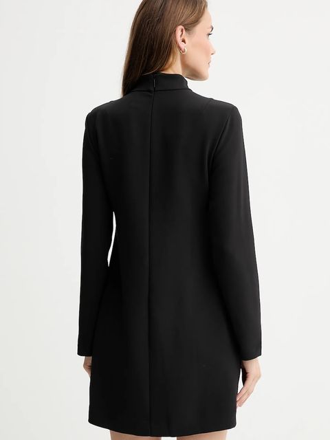 Calvin Klein sukienka kolor czarny mini prosta LV044D038G