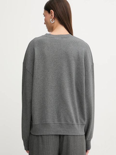 Marc O'Polo bluza bawełniana damska kolor szary gładka 600407354175