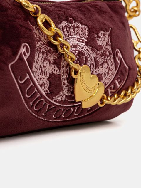 Juicy Couture torebka Twig Narrative kolor bordowy BIJTG8989WZC