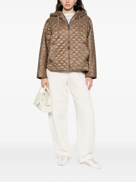 Max Mara quilted-design zip-up jacket - White - zdjęcie produktu nr 2