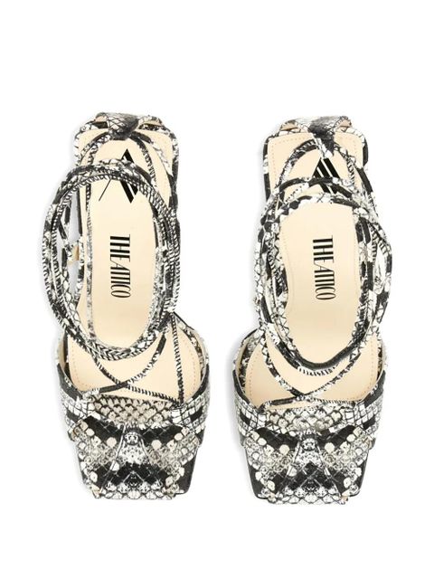 The Attico Adele strappy sandals - White