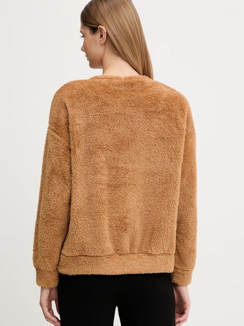 United Colors of Benetton bluza piżamowa damska kolor brązowy 3UKC3M07Z