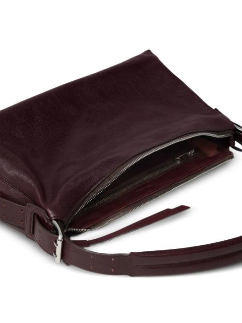 LEMAIRE belted leather tote bag - Brown